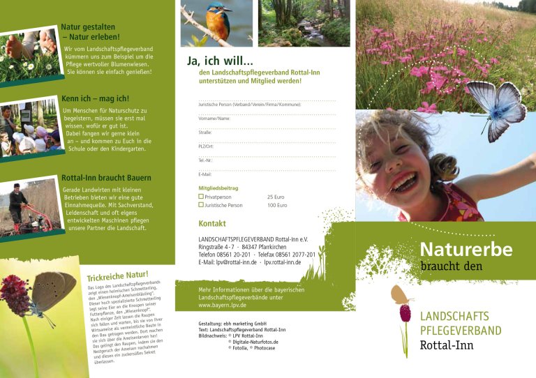 Flyer Landsschaftspflegeverband Rottal-Inn